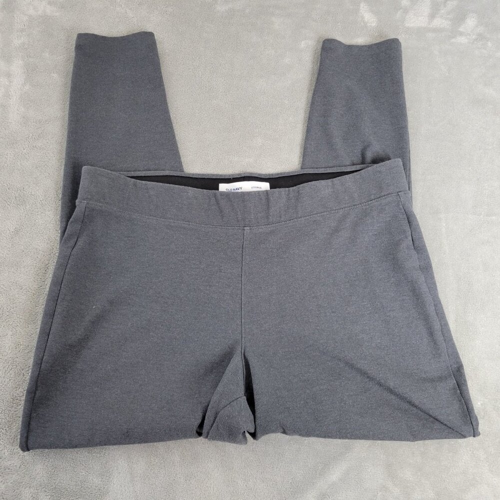 Old Navy Women's XL Gray Cotton Blend Leggings Joggers Pants GRA73E